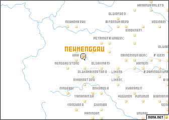 map of New Menggau