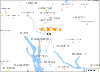 map of New Milford