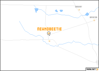 map of New Mobeetie