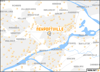 map of Newportville