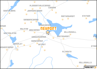 map of Newport