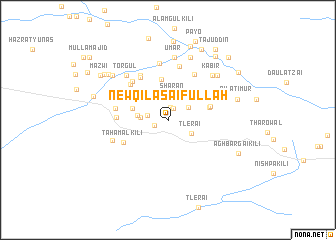 map of New Qila Saifullāh