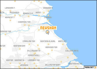 map of Newsham