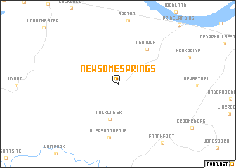 map of Newsome Springs