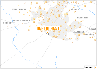 map of Newton West