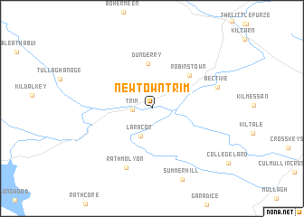 map of Newtown Trim