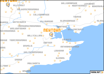 map of Newtown