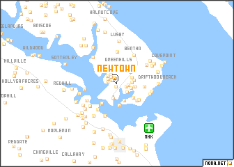 map of Newtown