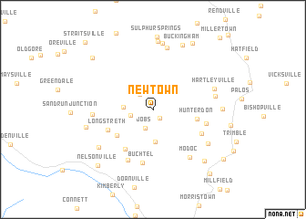 map of New Town