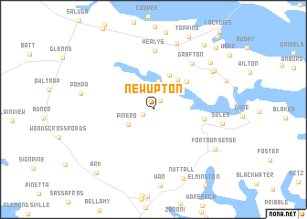 map of New Upton