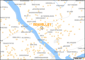 map of New Valley