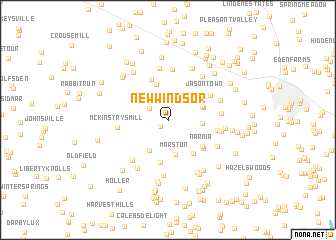 map of New Windsor