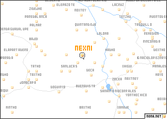 map of Nexní