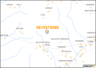 map of Neyestānak