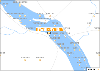 map of Neynikoydamé