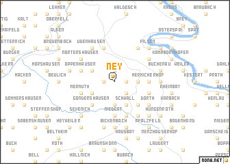 map of Ney