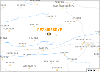 map of Nezhinskoye