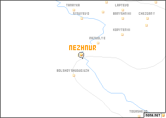 map of Nezhnur