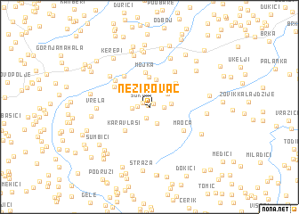 map of Nezirovac