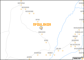 map of Nfoulakom