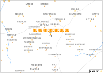 map of Ngabakorobougou