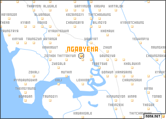 map of Ngabyema