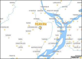 map of Ngakaw