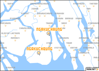 map of Ngakuchaung