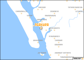 map of Ngakura