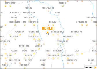 map of Ngali II