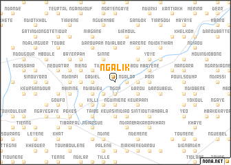 map of Ngalik