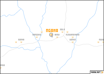 map of Ngama