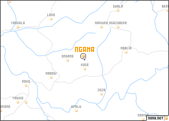 map of Ngama