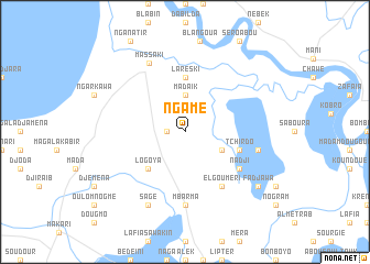 map of Ngamé