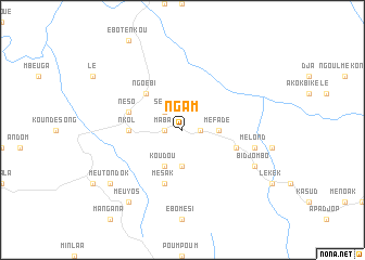 map of Ngam