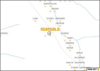 map of Ngandalo