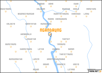 map of Ngandaung