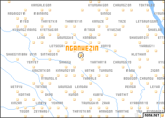 map of Nganwezin