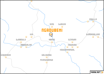 map of Ngaou Bémi