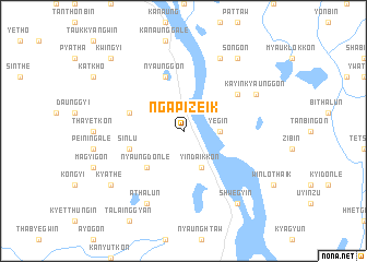 map of Ngapizeik
