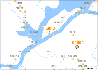map of Ngapo