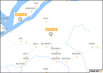 map of Ngapo