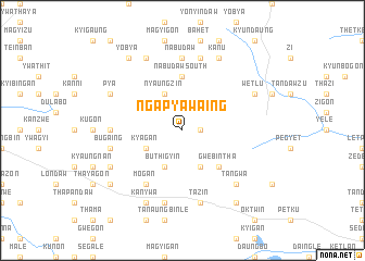 map of Ngapyawaing