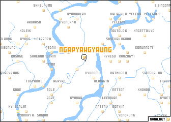 map of Ngapyawgyaung