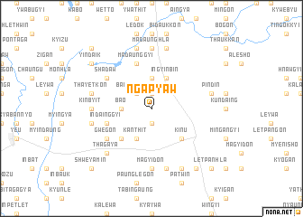 map of Ngapyaw