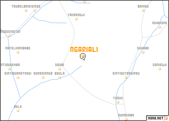 map of Ngari Ali