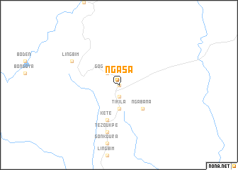 map of Ngasa