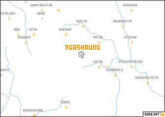 map of Ngashaung