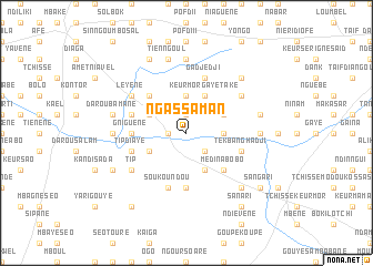 map of Ngassaman