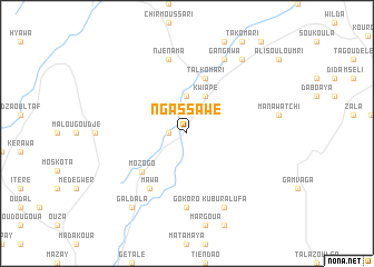 map of Ngassawé